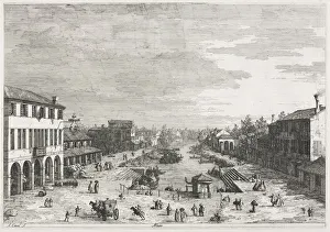 Antonio Canaletto Italian Collection: Views: Views of Mestre, a Town in the Province of Venice, 1735-1746. Creator: Antonio Canaletto