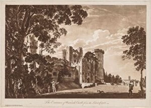 Views of Warwick Castle: The Entrance of Warwick Castle from the Lower Court, 1776