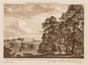 Views of Warwick Castle: Warwick Castle from the Lodge Hill, 1776. Creator: Paul Sandby (British)