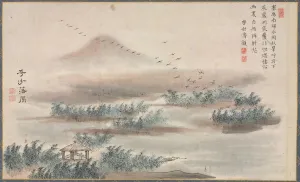 One of Eight Views of Xiao and Xiang Rivers, 1788. Creator: Tani Bunch? (Japanese, 1763-1841)