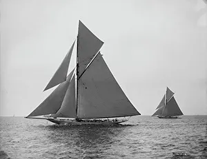 Ng Herreshoff Prints: Vigilant, Sept. 9, 1893, c1893. Creator: Henry Greenwood Peabody