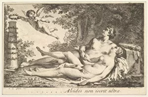 Auguste De Saint Aubin Gallery: Vignette en regard du nom de Aug. de St. Aubin (Vignette next to the name of Augustin de