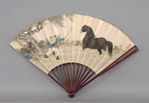 Kangxi Period Prints: A Vignette of Life on the Frontier, c. 1717-22. Creator: Giuseppe Castiglione (Italian