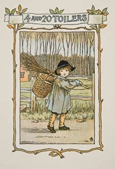 Vignette from Four and Twenty Toilers, pub. 1900 (colour lithograph) Vignette from Four and Twenty Toilers, pub. 1900 (colour lithograph)