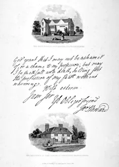 Bedfordshire Prints: Two vignettes relating to the 18th century philanthopist and prison reformer John Howard