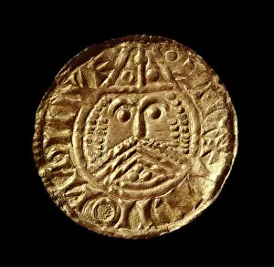 Varangians Collection: Viking coin minted in Ireland, 11th century. Artist: Numismatic, West European Coins