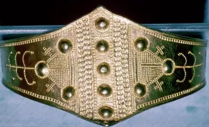 Norse Gallery: Viking gold arm-ring with tree of life symbols, 9th century