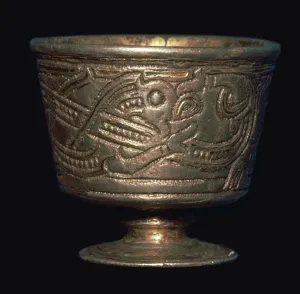 Viking silver cup from Jelling, 10th century