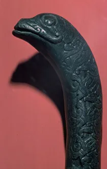 Maple Wood Prints: Viking walking-stick, 10th century