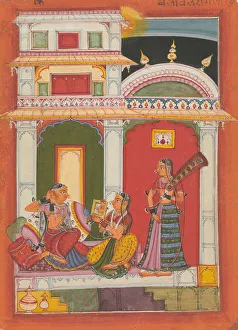 Ragini Prints: Vilaval Ragini: Folio from a ragamala series (Garland of Musical Modes), ca. 1680