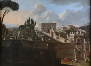 Withoos Prints: Villa Aldobrandini, 1650-1652. Creator: Withoos, Matthias (1627-1703)