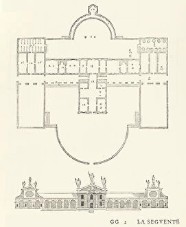Plans Gallery: Villa Barbaro, from I quattro libri dell architettura di Andrea Palladio (Book 2