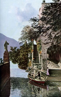 Images Dated 10th September 2009: Villa del Balbianello, Lenno, Lake Como, Italy, c1930s. Artist: Donald McLeish