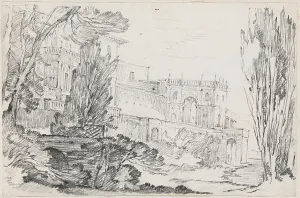 Vien Joseph Marie I Prints: Villa d'Este, Tivoli, 1744/1750. Creator: Joseph-Marie Vien the Elder