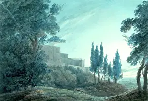 Villa d'Este, Tivoli, 1778. Creator: John Robert Cozens.<br> Villa d'Este, Tivoli, 1778. Creator: John Robert Cozens