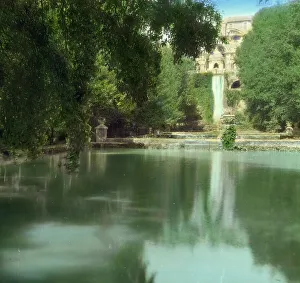 Villa d'Este, Tivoli, Lazio, Italy, 1925. Creator: Frances Benjamin Johnston