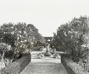 Lantern Slides 1920 1930 Gmgpc Prints: Villa Gamberaia, Settignano, Tuscany, Italy, 1925. Creator: Frances Benjamin Johnston