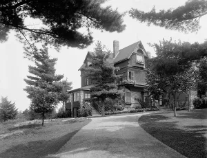 Blaine James Gillespie Prints: Villa of James G. Blaine, Bar Harbor, Mt