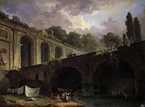1760s Prints: Villa Madama near Rome, 1767. Creator: Hubert Robert