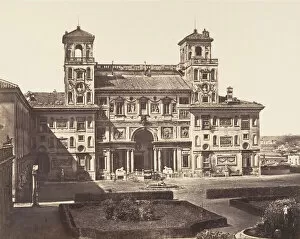Images Dated 20th November 2020: Villa Medici, 1848-52. Creator: Eugene Constant