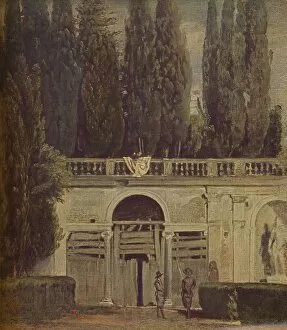 Velasquez Gallery: Villa Medicis en Roma, (View of the Garden of the Villa Medici ), 1634, (c1934)