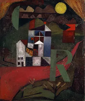 Wayside Prints: Villa R, 1919. Creator: Paul Klee