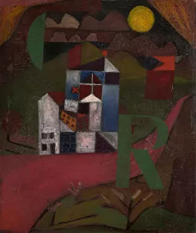 Klee Gallery: Villa R. House at the roadside, 1919. Creator: Klee, Paul (1879-1940)