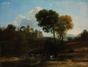 Claude 1600 1682 Prints: Villa in the Roman Campagna, 1646-1647. Artist: Lorrain, Claude (1600-1682)