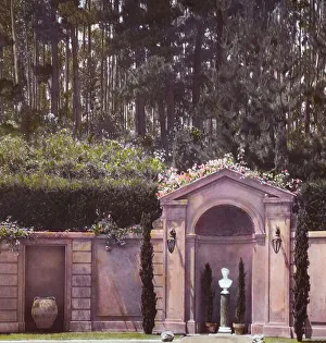 Walled Garden Prints: Villa Rose, Joseph Donahoe Grant house