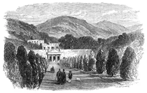 Vanishing Point Prints: The Villa San Martino, Napoleon's house in the Isle of Elba, 1868. Creator: Unknown