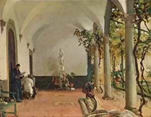 Vine Gallery: Villa Torre Galli The Loggia, 1910. Artist: John Singer Sargent