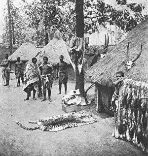 Tribesman Prints: Un village de Basutos; Afrique Australe, 1914. Creator: Unknown