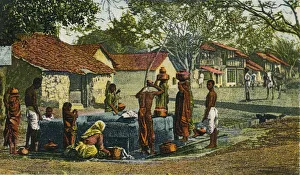 Mumbai Prints: A Village in Bombay Presidency, 1906
