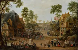 Celebrating Prints: Village Church Festival, c1645. Creator: Pieter Bruegel the Elder