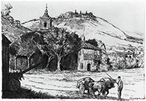 Village en Biscaye, 1924. Artist: JP Tillac