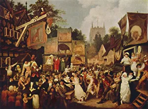 Circuses And Music Halls Gallery: A Village Fair, 1942. Artist: Joseph Parry