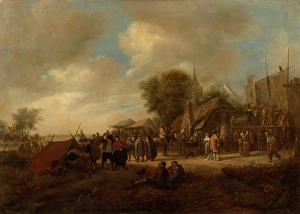 Funfair Prints: Village Fair, c1650-1651. Creator: Jan Steen