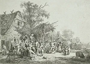 Trellis Prints: Village Festival Under the Trellis