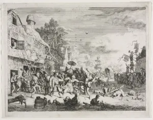 Cornelis Dusart Prints: Village Fete. Creator: Cornelis Dusart (Dutch, 1660-1704)