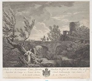 Arched Collection: The Village Fountain, ca. 1750-1800. Creator: Pietro Antonio Martini