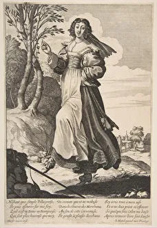 The Metropolitan Museum Of Prints: Village Girl Dancing, 1626-28. Creator: Abraham Bosse