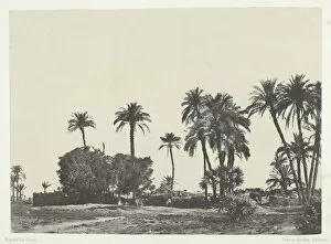 Egypte Nubie Palestine Et Syrie And Gallery: Village de Hamameh, Haute-Egypte, 1849 / 51, printed 1852. Creator: Maxime du Camp
