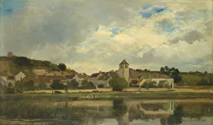 Lavieille Prints: The Village of La Celle-sous-Moret. Creator: Eugene Antoine Samuel Lavieille