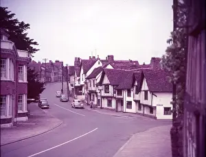 Hotel Prints: The village of Lavenham, Suffolk, c1955. Creator: Arthur Charles Kirby Ware