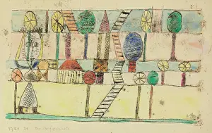 Blue Rider Prints: The Village Madwoman, 1920. Creator: Klee, Paul (1879-1940)