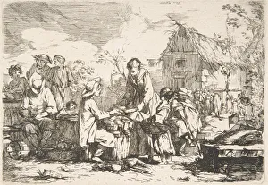 Village Market Place (Le Marchede village), 18th century