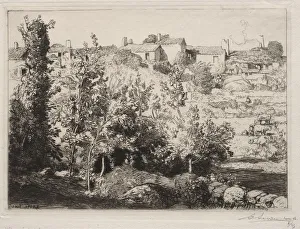1849 1918 Prints: Village of Meule, 1907. Creator: Auguste Louis Lepere (French, 1849-1918)