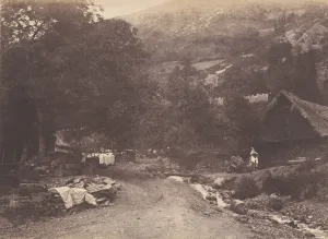 Village de Montaubant pris de Luchon, 1853. Creator: Joseph Vigier Village de Montaubant pris de Luchon, 1853. Creator: Joseph Vigier