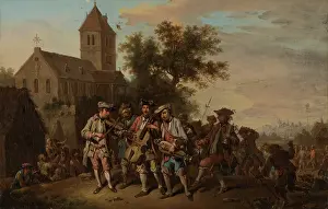 Celebrations Prints: Village Musicians, c1764. Creator: Johann Conrad Seekatz