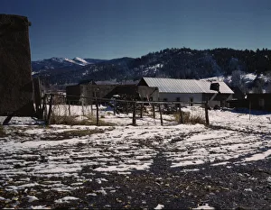 John Collier Junior Gallery: Village of Placita near Penasco, Taos Co. New Mexico, 1943. Creator: John Collier